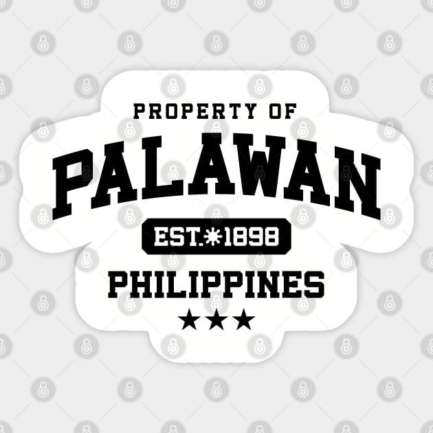 Palawan - Property of the Philippines Shirt Sticker by pinoytee